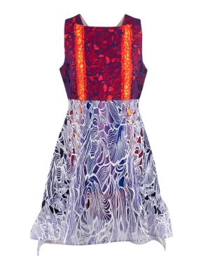 Peter Pilotto Multicoloured Lace Embroidered Dress