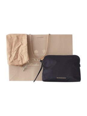 Burberry Black Nylon Pouch