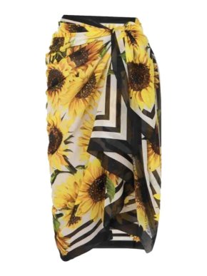 Dolce & Gabbana Sunflower Print Pareo