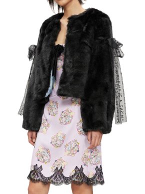 Shrimps Black Gabriel Faux-fur Jacket