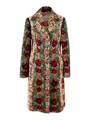 Etro Carpet Floral Embroidered Coat