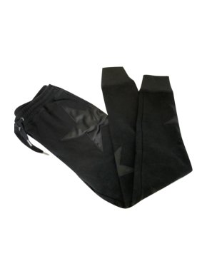 Zoe Karssen Black Star Embroidered Joggers