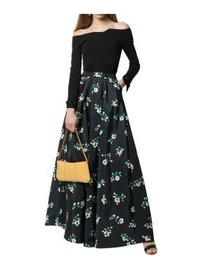 Essentiel Antwerp Floral-Print Ball Skirt