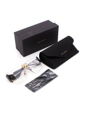 Dolce & Gabbana Geometric Transparency Sunglasses
