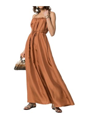 Three Graces Gwendoline Silk Strappy Dress