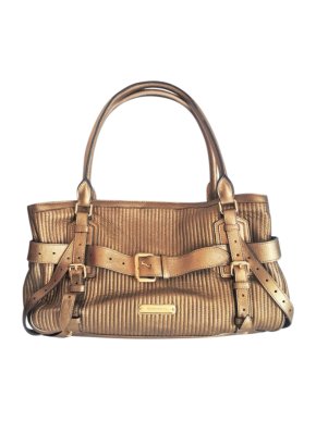Burberry Metallic Bridle Wilton Tote Bag