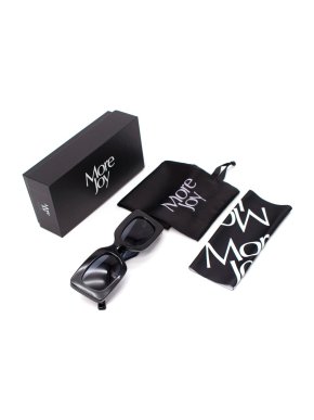 Christopher Kane More Joy x Le Specs Rectangular Black Sunglasses