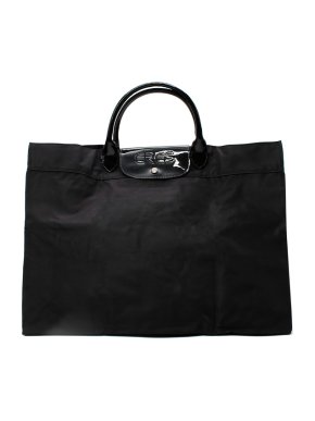 Longchamp X Eres Nylon & Patent Leather Beach Tote