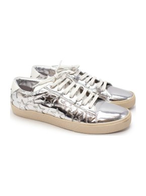 Saint Laurent Court Classic Metallic Star California Sneakers