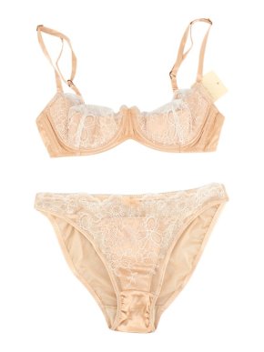 Myla Silk & Lace Nude Lingerie Set