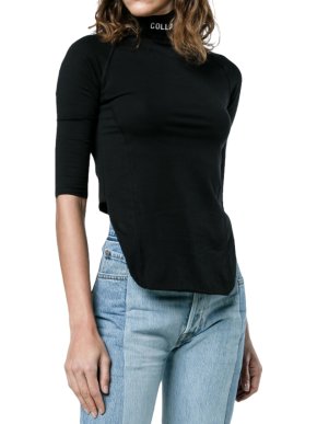 Vetements High Neck Asymmetric Top