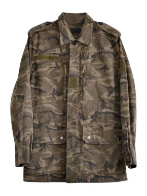 Saint Laurent Camouflage Parka Jacket