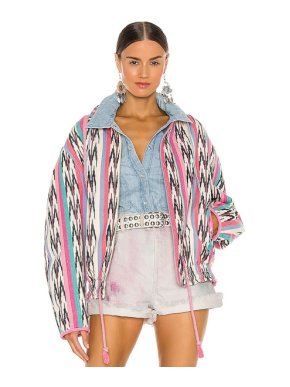 Isabel Marant Etoile Iaustey Jacquard Cotton Jacket