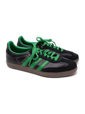 Adidas x Wales Bonner Black & Green Samba Sneakers