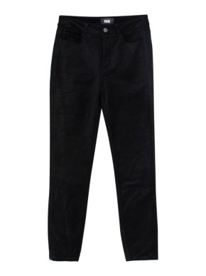 Paige Hoxton Black Velvet Skinny Jeans