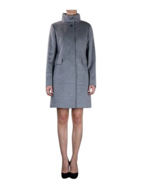 Max Mara Grey Agnese Wool Coat