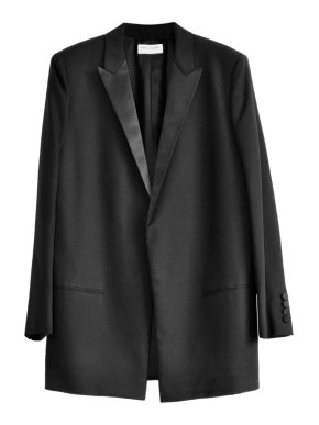 Saint Laurent Black Wool Tailored Jacket