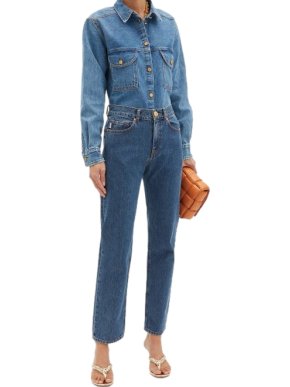 Blaze Milano Sapphire Blue Straight Leg Jeans