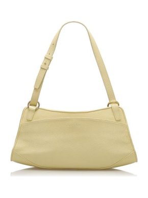 Loewe Vintage Yellow Leather Shoulder Bag