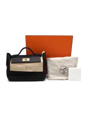 Hermes Black Togo Leather 24/24 Bag GHW