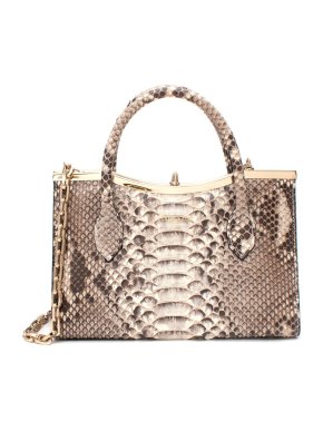 Huxley & Cox Python Top Handle Bag