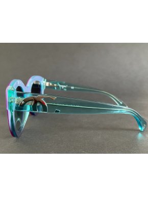 Chanel Turquoise Butterfly Sunglasses