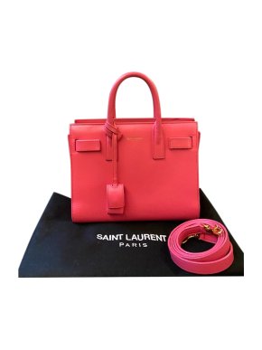 Saint Laurent pink leather Nano Sac De Jour bag