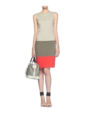 DVF colourblock Sharby dress