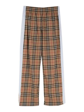 Burberry Vintage Check Stretch Cotton Trousers