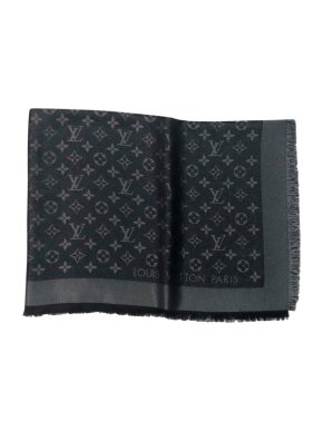 Louis Vuitton Black Monogram Shine Shawl