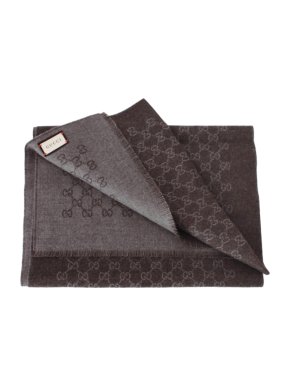 Gucci Reversible Monogram Wool Scarf