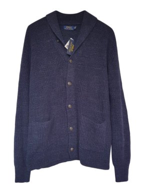 Polo Ralph Lauren Blue Shawl Collar Cardigan