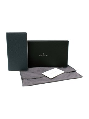 Globetrotter Globe Trotter Blue & Burgundy Leather Coat Wallet