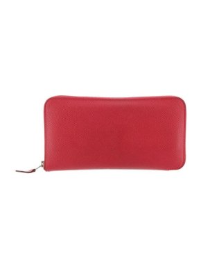 Hermes Red Epsom Leather Azap Wallet