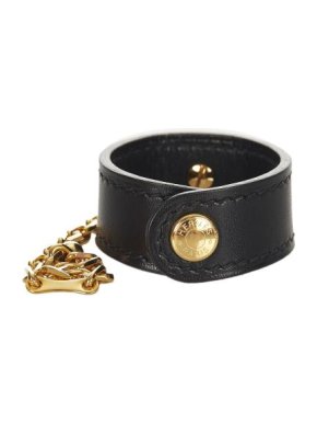 Hermes Black Swift Leather Glove Holder GHW