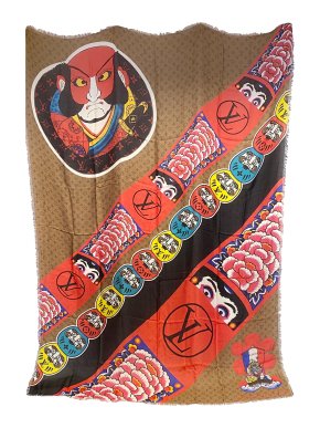 Louis Vuitton Kabuki Stickers Monogram Shawl