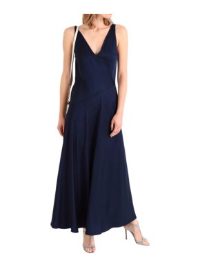 Polo Ralph Lauren Navy Satin Slip Dress