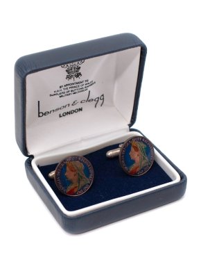Benson & Clegg Queen Victoria Farthing Coin Cufflinks