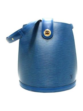 Louis Vuitton Blue Epi Leather Cluny Shoulder Bag