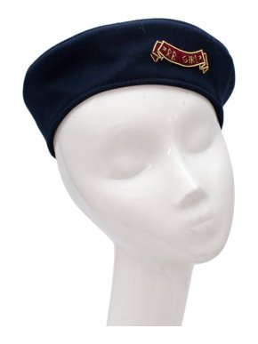Ruslan Baginskiy Warcore Navy Cotton Twill Embroidered Beret
