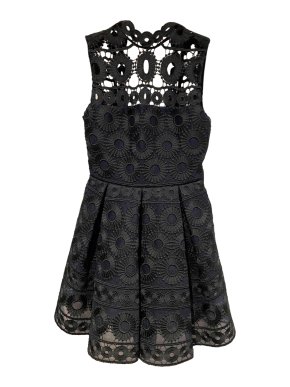Maje Rodeo Lace Little Black Dress