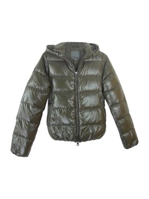 Duvetica Khaki Hooded Puffer Jacket