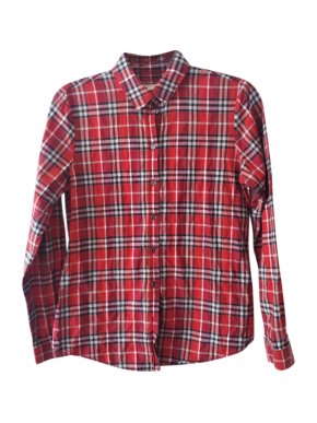 Burberry Brit Plaid Red Shirt