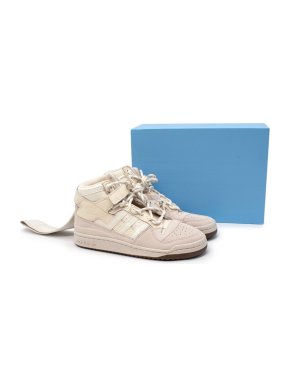 Adidas x Ivy Park IVP Forum Mid Cream Sneakers