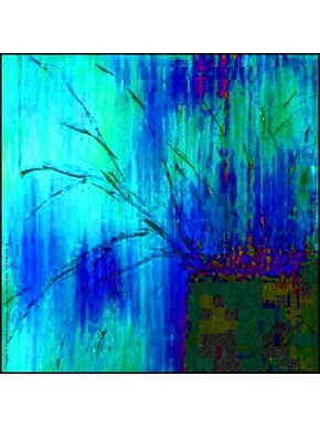 Rosemary Goodenough Twiggery IV Silk Scarf