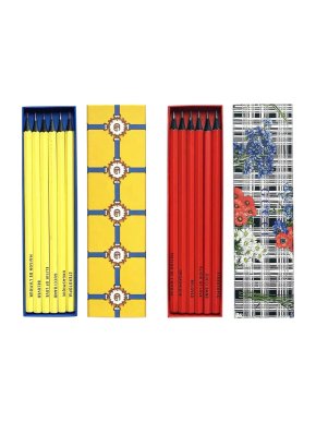 Gucci Yellow & Red House Collections Pencil Set x 2