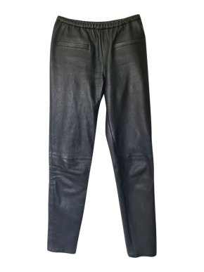 Emilio Pucci Black Leather Pants