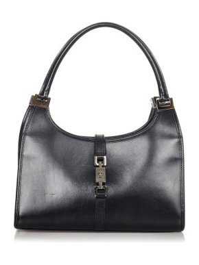 Gucci Black Leather Vintage Jackie Bag