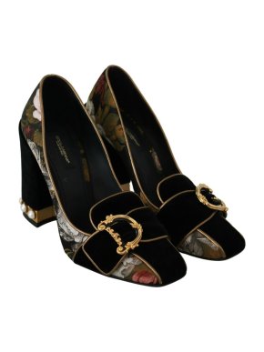 Dolce & Gabbana Jacquard Devotion Pumps