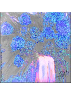 Rosemary Goodenough Mad Red Flowers VI Scarf